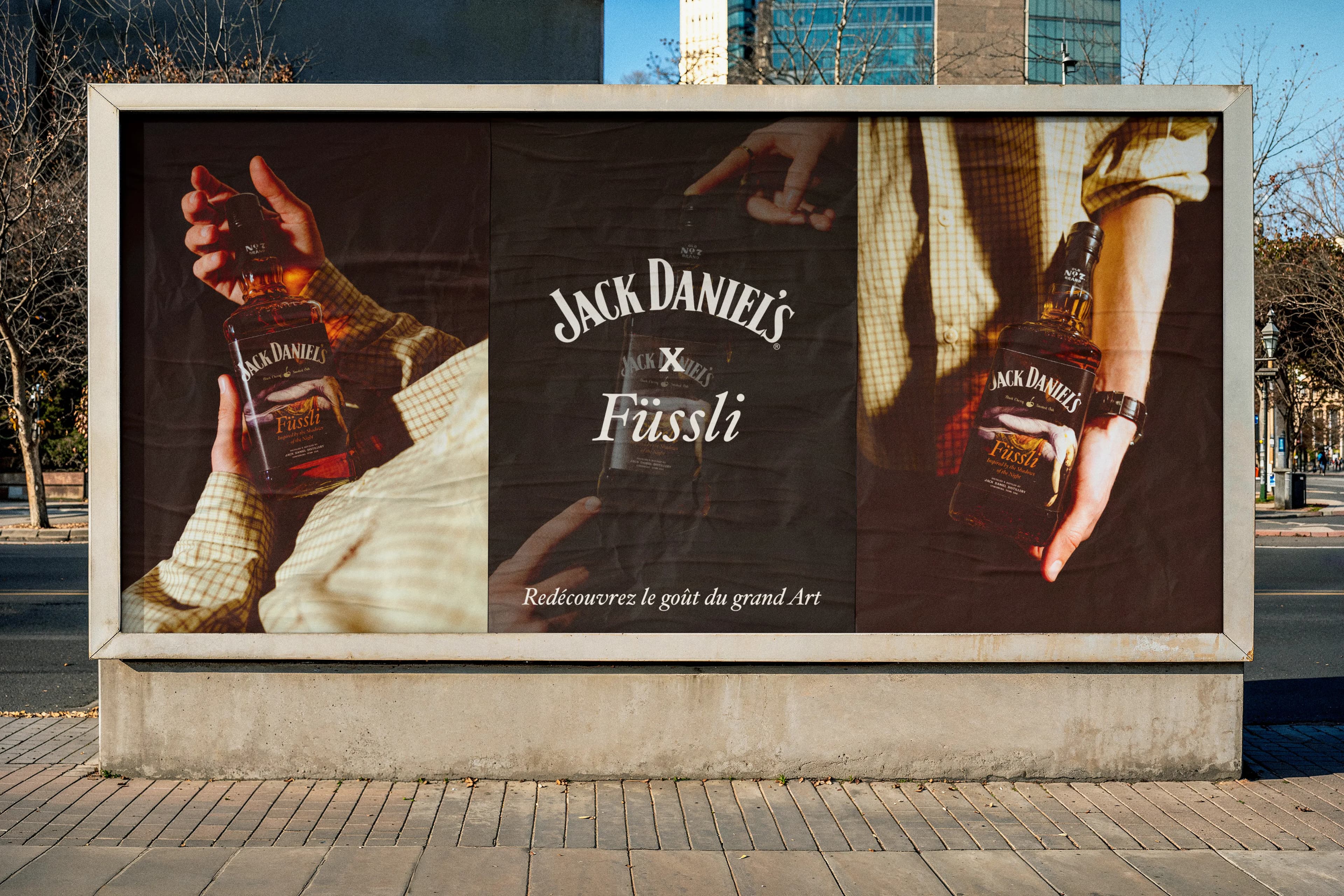 Jack Daniel's x Fussli — Campagne affichage